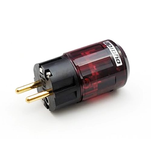 Oyaide P-079e aranyozott Schuko dugó